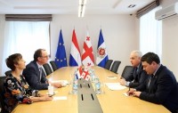 გიორგი მღებრიშვილი ნიდერლანდების სამეფოს ელჩს შეხვდა