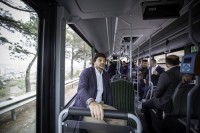 ISUZU –ს მარკის 8-მეტრიანი ავტობუსი N34 მარშრუტზე გავიდა