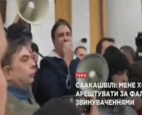  მხარდამჭერებმა მიხეილ სააკაშვილი მიკროავტობუსიდან გამოიყვანეს