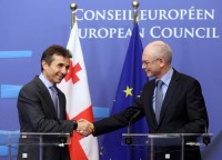 ბიძინა ივანიშვილი ევროპული საბჭოს პრეზიდენტს შეხვდა 