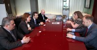 ევროპარლამენტარები ბიძინა ივანიშვილსა და დავით უსუფაშვილს შეხვდნენ