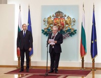 ბულგარეთში საქართველოს ელჩის მისიის დასრულებასთან დაკავშირებით ბულგარეთის პრეზიდენტის სასახლეში საზეიმო ცერემონია გაიმართა