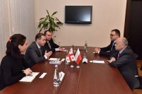 გივი მიქანაძე საქართველოში პოლონეთის ელჩს შეხვდა