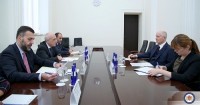 დავით ზალკალიანი (OSCE/ODIHR) საქართველოში საპრეზიდენტო არჩევნებზე დამკვირვებელთა მისიის ხელმძღვანელს შეხვდა