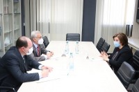 ცესკოს თავმჯდომარე უკრაინის ელჩს შეხვდა