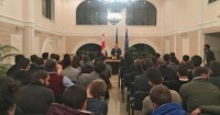 უკრაინაში საქართველოს ელჩი ქართველ სტუდენტებს შეხვდა
