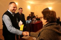 მარნეულში ბინა 22 დევნილ ოჯახს გადაეცა