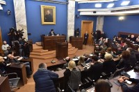 ირაკლი კობახიძე „მაუწყებლობის შესახებ“ კანონპროექტთან დაკავშირებით, მედიაორგანიზაციების წარმომადგენლებს შეხვდა