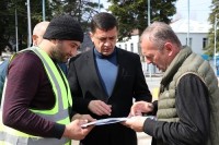 არჩილ ჯაფარიძემ ამბროლაურში მიმდინარე ინფრასტრუქტურული სამუშაოები დაათვალიერა