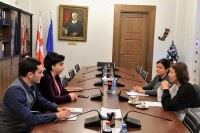 ეკა ბესელია ევროკავშირის პროექტის ხელმძღვანელს, მოსამართლე რენატე ვინტერს შეხვდა