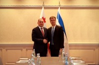 დიმიტრი ქუმსიშვილის მოწვევით ისრაელის ეკონომიკის მინისტრი საქართველოს ესტუმრა