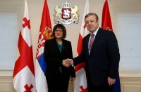 გიორგი კვირიკაშვილმა სერბეთის რესპუბლიკის ეროვნული ასამბლეის სპიკერს უმასპინძლა