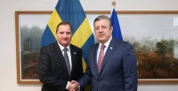 გიორგი კვირიკაშვილი შვედეთის სამეფოს პრემიერ-მინისტრს შეხვდა