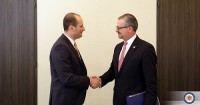 მიხეილ ჯანელიძე კოსტა რიკის საგარეო საქმეთა მინისტრს შეხვდა
