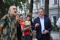 უზნაძის N4-ში ახალი სკვერი გაიხსნა 