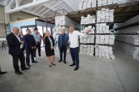 ნათია თურნავამ „აწარმოე საქართველოში“ პროგრამით მხარდაჭერილი საწარმო გახსნა