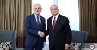 დავით ზალკალიანი ერაყელ კოლეგას შეხვდა