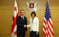 ირაკლი ღარიბაშვილი ელიზაბეთ რუდს შეხვდა ირაკლი ღარიბაშვილი ელიზაბეთ რუდს შეხვდა