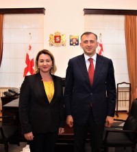 ზურაბ პატარაძემ უნგრეთის ელჩთან ვიქტორია ჰორვატისთან შეხვედრა გამართა