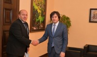 ირაკლი კობახიძე პროფკავშირების გაერთიანების თავმჯდომარეს, ირაკლი პეტრიაშვილს შეხვდა