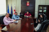 სენაკის მერიაში პროფესიული საგანმანათლებლო პროგრამების ფარგლებში შეხვედრა გაიმართა
