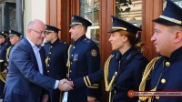აღმაშენებლის გამზირზე ეროვნული გვარდიის სამხედრო-საჩვენებელმა ორკესტრმა იმპროვიზებული წარმოდგენა გამართა