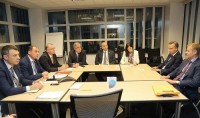 დიმიტრი ქუმსიშვილი „ჯეიპიმორგანისა და „დოიჩე ბანკის“ წარმომადგენლებს შეხვდა