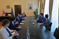 პარლამენტის თავმჯდომარე შეერთებული შტატების კონგრესის თანამშრომლებს შეხვდა