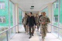 თავდაცვის მინისტრი სამცხე-ჯავახეთში სამხედრო ბაზებზე ინფრასტრუქტურულ სამუშაოებს გაეცნო