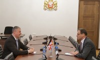 ოთარ დანელია გერმანიის ფედერაციული რესპუბლიკის ელჩს შეხვდა