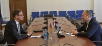 ირაკლი ბერაია გერმანიის ფედერაციული რესპუბლიკის საგანგებო და სრულუფლებიან ელჩს შეხვდა