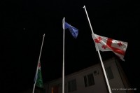 საბჭოთა ოკუპაციის დღესთან დაკავშირებით, სენაკის მერიაზე სახელმწიფო დროშა დაეშვა