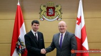 ლევან იზორია ავსტრიელ დიპლომატებს შეხვდა 