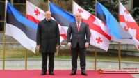 ლევან იზორია ესტონეთის თავდაცვის მინისტრს მასპინძლობს