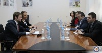 ლაშა დარსალია საქართველოში ესტონეთის ელჩს შეხვდა