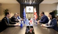 ვახტანგ გომელაური საბერძნეთის ელჩსა და საბერძნეთის პოლიციის ატაშეს შეხვდა 