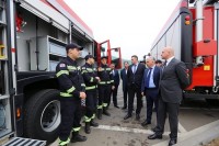 შინაგან საქმეთა მინისტრის მოადგილემ მეხანძრე-მაშველები დააჯილდოვა და ახალი სახანძრო მანქანების პრეზენტაციას დაესწრო შინაგან საქმეთა მინისტრის მოადგილემ მეხანძრე-მაშველები დააჯილდოვა და ახალი სახანძრო მანქანების პრეზენტაციას დაესწრო