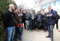  სოზარ სუბარი სოფელ ბაზალეთში დევნილ ოჯახებს შეხვდა