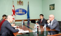 რუსლან აბაშიძე USAID-ის საქართველოს მისიის დირექტორს შეხვდა