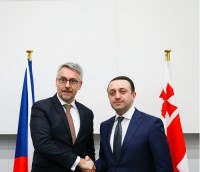 ირაკლი ღარიბაშვილი ბრიუსელში ჩეხ კოლეგას შეხვდა 