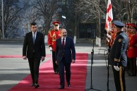 მთავრობის ადმინისტრაციაში ნიკოლ ფაშინიანის დახვედრის ოფიციალური ცერემონია გაიმართა