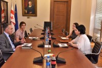 ეკა ბესელია განათლების, მეცნიერების, კულტურისა და სპორტის მინისტრს შეხვდა