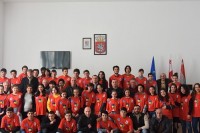 ლანჩხუთში სასკოლო სპორტულ ოლიმპიადაში პირველ ადგილზე გასული სკოლების მოსწავლეები დააჯილდოვეს