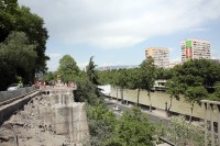 კახა კალაძემ თამარ მეფის ხიდის პანდუსზე მიმდინარე სარეაბილიტაციო სამუშაოები დაათვალიერა