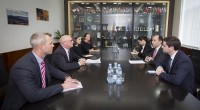 ლევან დავითაშვილი USAID-ის დირექტორს, პეტერ ვიბლერს და სააგენტოს წარმომადგენლებს შეხვდა