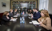 ლევან დავითაშვილი საქართველოში შვედეთის სამეფოს ელჩს შეხვდა