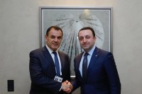 თავდაცვის მინისტრი ბერძენ კოლეგას შეხვდა  თავდაცვის მინისტრი ბერძენ კოლეგას შეხვდა