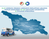  გადასახადის გადამხდელებს 32 ლოკაციაზე მიკროავტობუსი მოემსახურება
