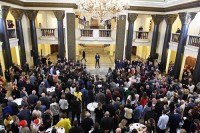 ირაკლი კობახიძემ პარლამენტის წევრებისა და აპარატის თანამშრომლებისთვის წინასაახალწლო მიღებას უმასპინძლა