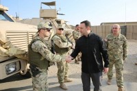 თავდაცვის მინისტრმა ქაბულში დისლოცირებული ასეული მოინახულა 